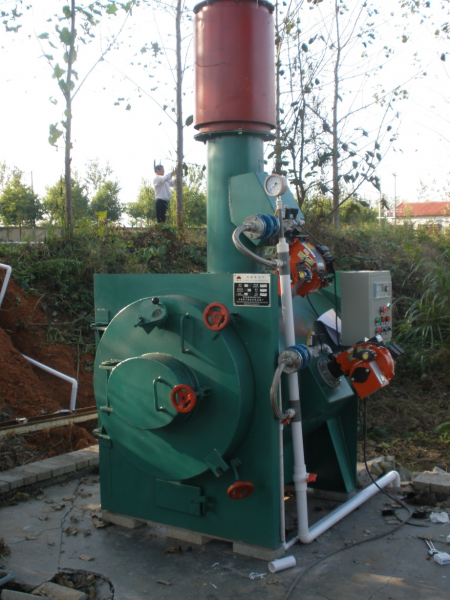 waste incinerator working photo