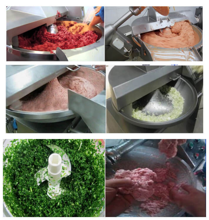 meat bowl cutter process material